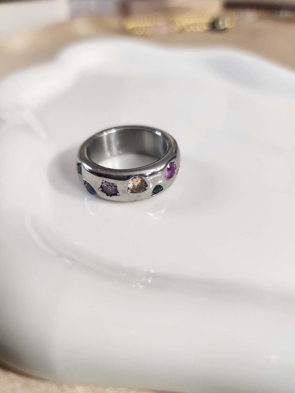 Stainless Steel Chunky Ring